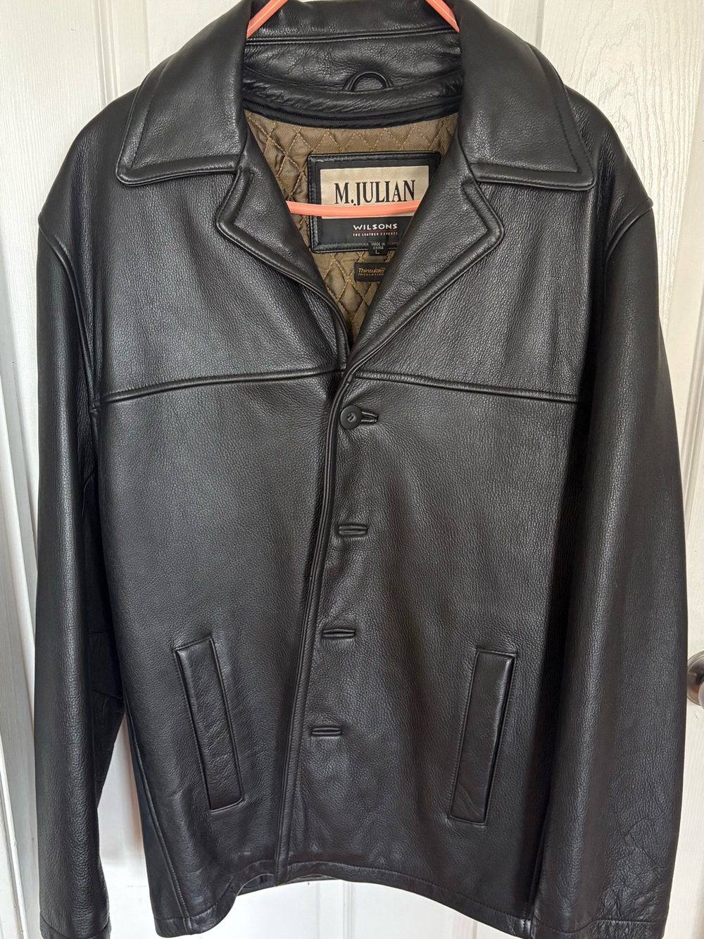 Vintage Men M. Julian Wilson leather jacket